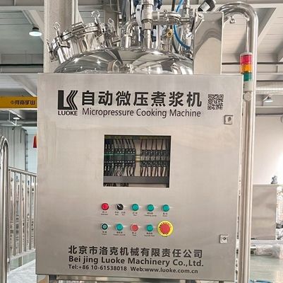 Produção superior de leite de soja com a nossa máquina de cozinhar a micro-pressão