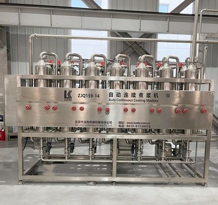 Máquina automática de aquecimento e cozimento de leite de soja / leite de soja para produção de tofu