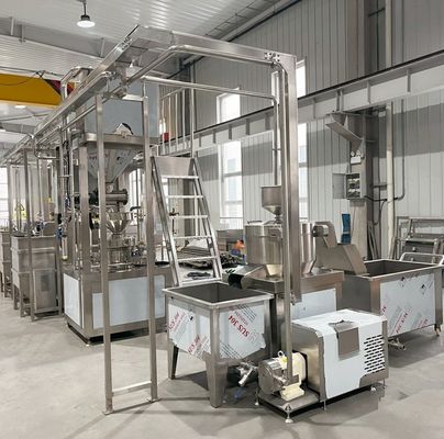 Sistema de moagem de leite de soja de alta velocidade para eficiência de fabricação de lojas de vestuário