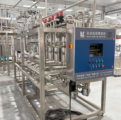 Máquina automática de aquecimento e cozimento de leite de soja / leite de soja para produção de tofu