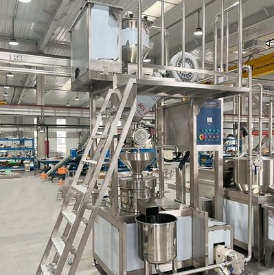 Sistema de moagem de leite de soja de alta velocidade para eficiência de fabricação de lojas de vestuário
