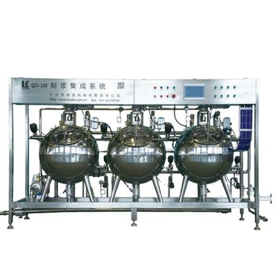 Modernização para uma máquina de cozinha automática de leite de soja em grande escala para produção de 300 kg de tofu