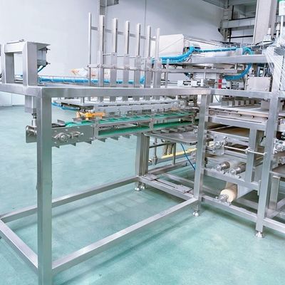 Máquina automática de cortar e encasar feijão para produção de tofu
