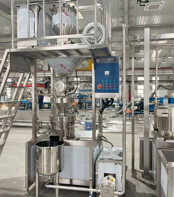 Máquina de produção de leite de soja de aço inoxidável de 15 kW para moagem e fabricação automática de leite de soja