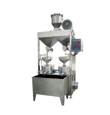 Máquina comercial de tofu com capacidade de 220 kg e função de leite de soja auto-moído