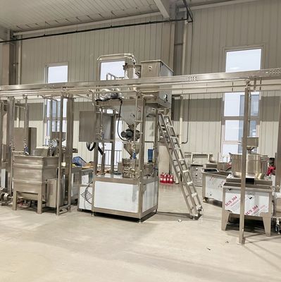 Máquina comercial de tofu com capacidade de 220 kg e função de leite de soja auto-moído