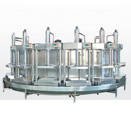Máquinas duráveis de processamento de tofu com capacidade de 400 kg e prensador automático de disco