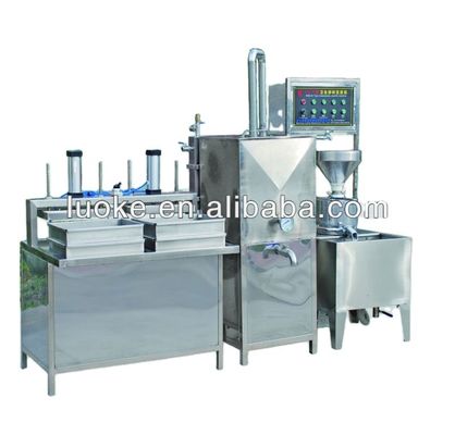 Máquina de leite de soja e de tofu de aço inoxidável semiautomática versátil para indústria alimentar