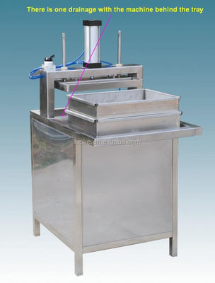 Máquina de prensagem pneumática de feijão de casca de tofu Prensadora para processamento Tipos de feijão