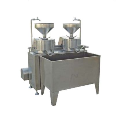 Fabricante de leite de soja de aço inoxidável de moagem dupla de 220 kg para produção de leite de soja