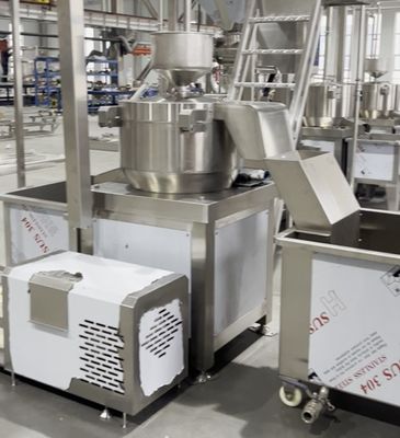 Máquina de separação horizontal de 300 kg para linha de produção de leite de soja Tecnologia avançada