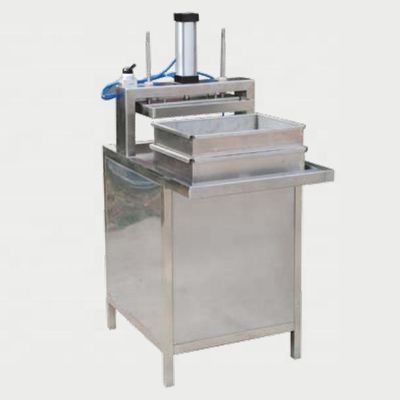Materiais primos Soja fresca Tofu Máquina de moldagem pneumática para produção em pequena escala