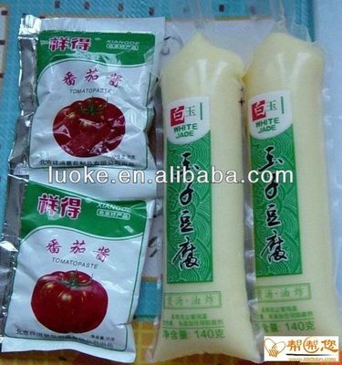 Máquina de enchimento de 1 kW para a popular linha de produção de tofu de ovo e feijão